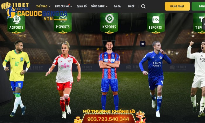 Chinh phục kèo ngon với nhà cái 11BET xanh chín số 1 List sảnh cá cược thể thao hấp dẫn tại 11BET