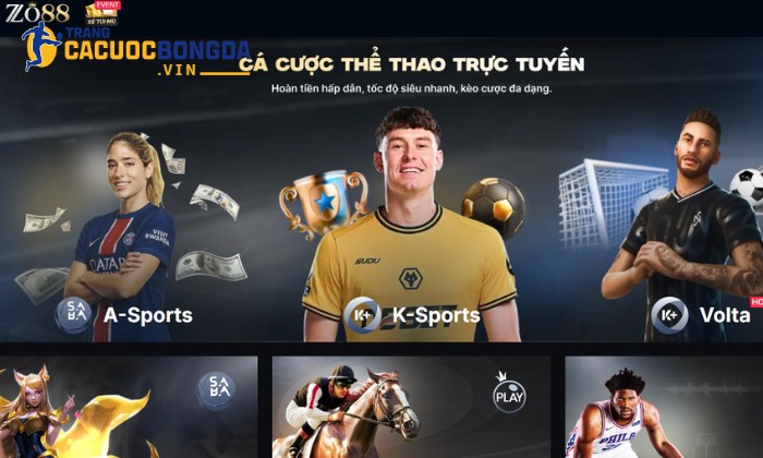 Nhà cái tặng tiền Zo88 uy tín nhất Châu Á