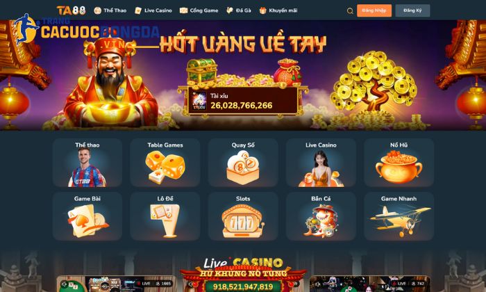 Giới thiệu về nhà cái Ta88